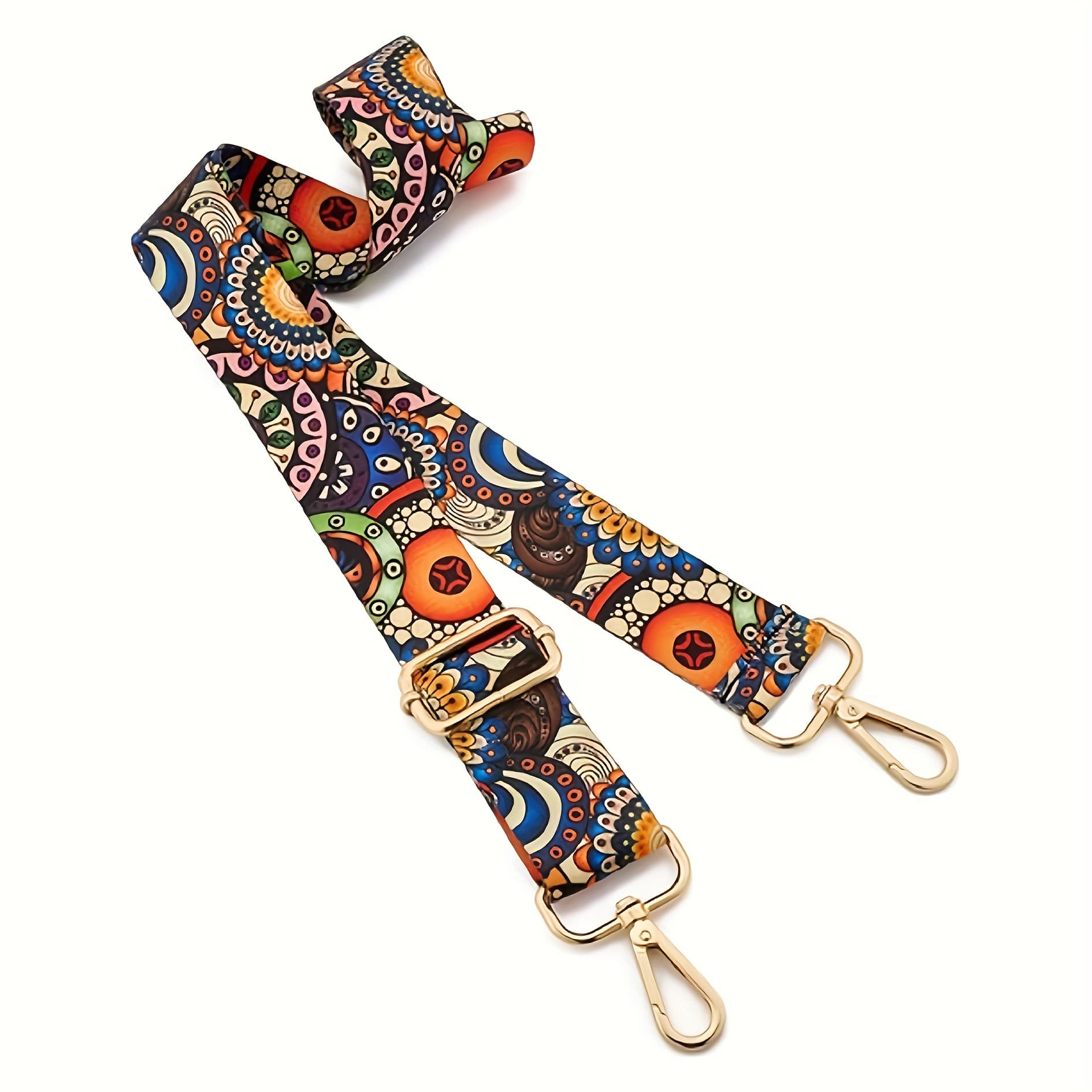 TEMU Women's Adjustable Nylon Shoulder Strap Compatible For Handbags - Durable Comfortable Plastic Strap With Ginger,, Blush Colors - Handbag Accessory For Purses, , Wallets