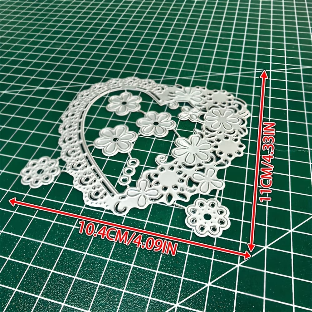 TEMU 1pc Metal Die Cut, Diy Scrapbooking Embossing Stencil, Handmade Greeting Card Decoration Cutting Dies, Gift Card Making.