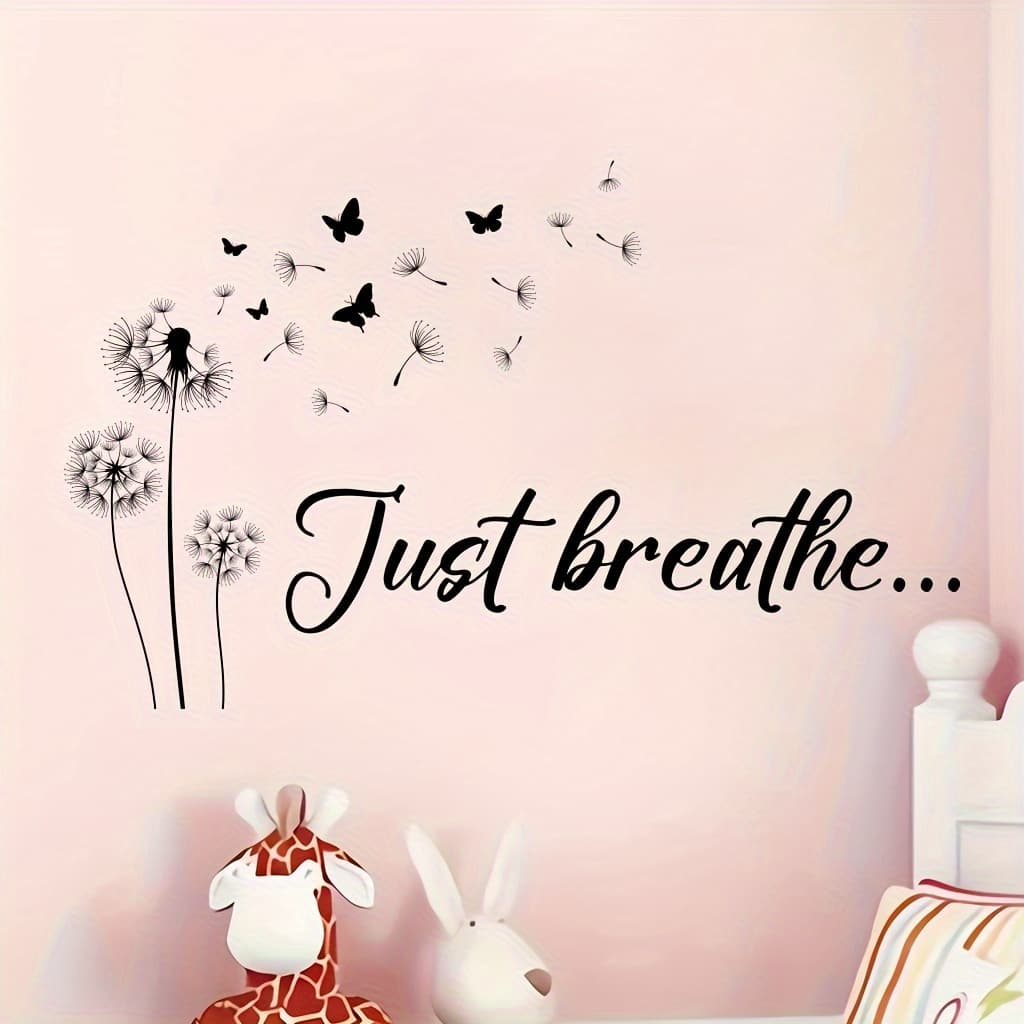 TEMU Inspirational Quote Wall Decal - Vinyl Motivational Sticker For Bedroom, Office, Bathroom & Living Room Decor, & Remove, 11. 8" . 6