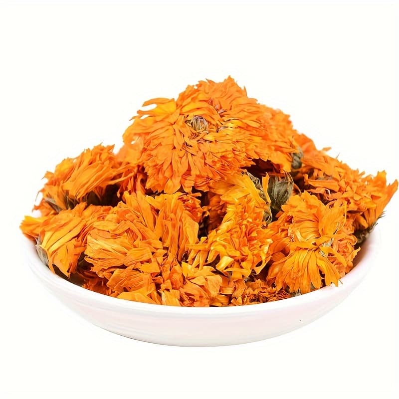 TEMU Calendula | 1.76oz/50g, Suitable For Brewing Flower Tea, Fragrant Dried Calendula Flowers, Cooking, And Brewing Beverages.
