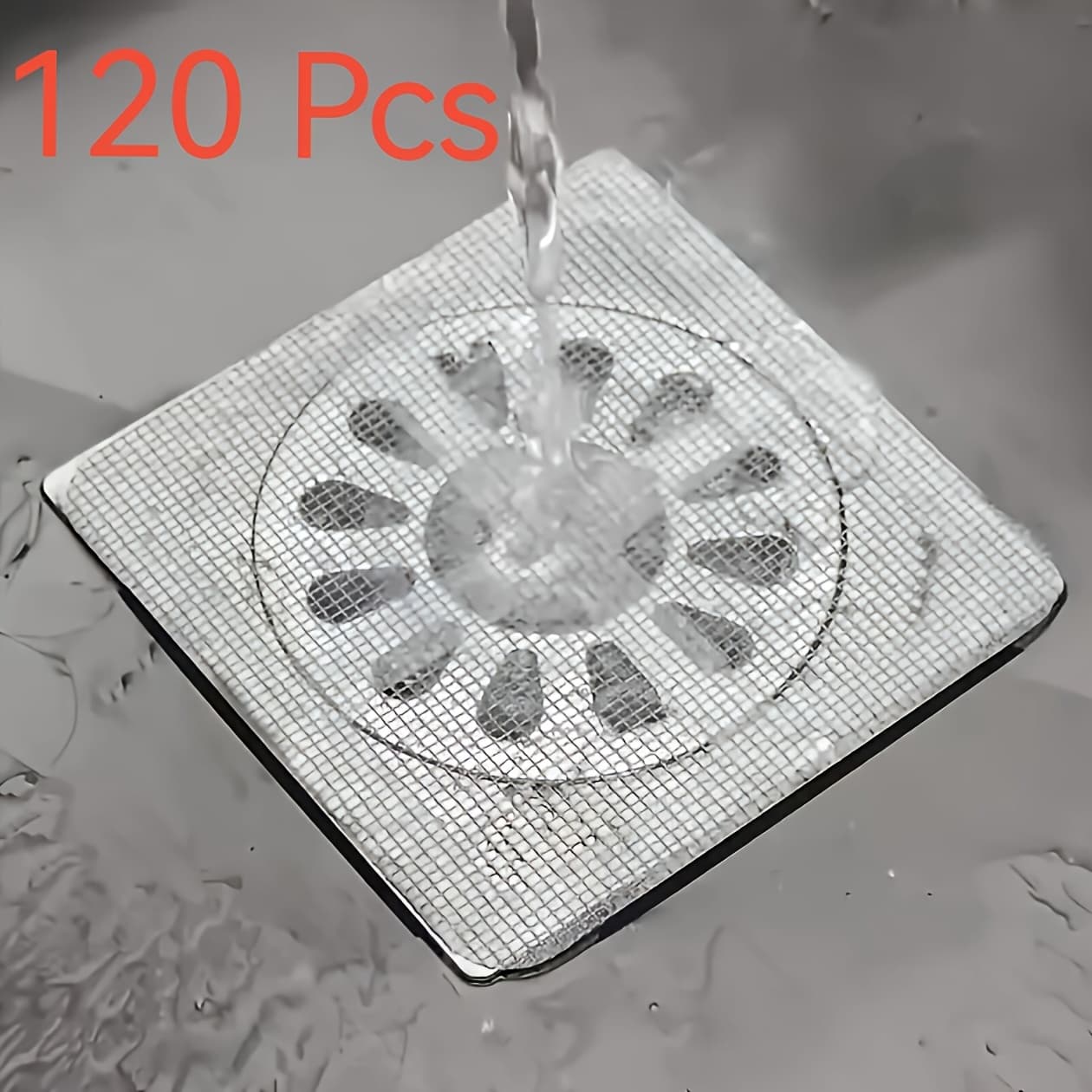 TEMU 120 High-quality Disposable Drainage Filters - Effective Hair , Bathroom And Kitchen Sink Plugs, Anti Clogging Devices, Easy To Clean, Reusable, And Space Saving Designs