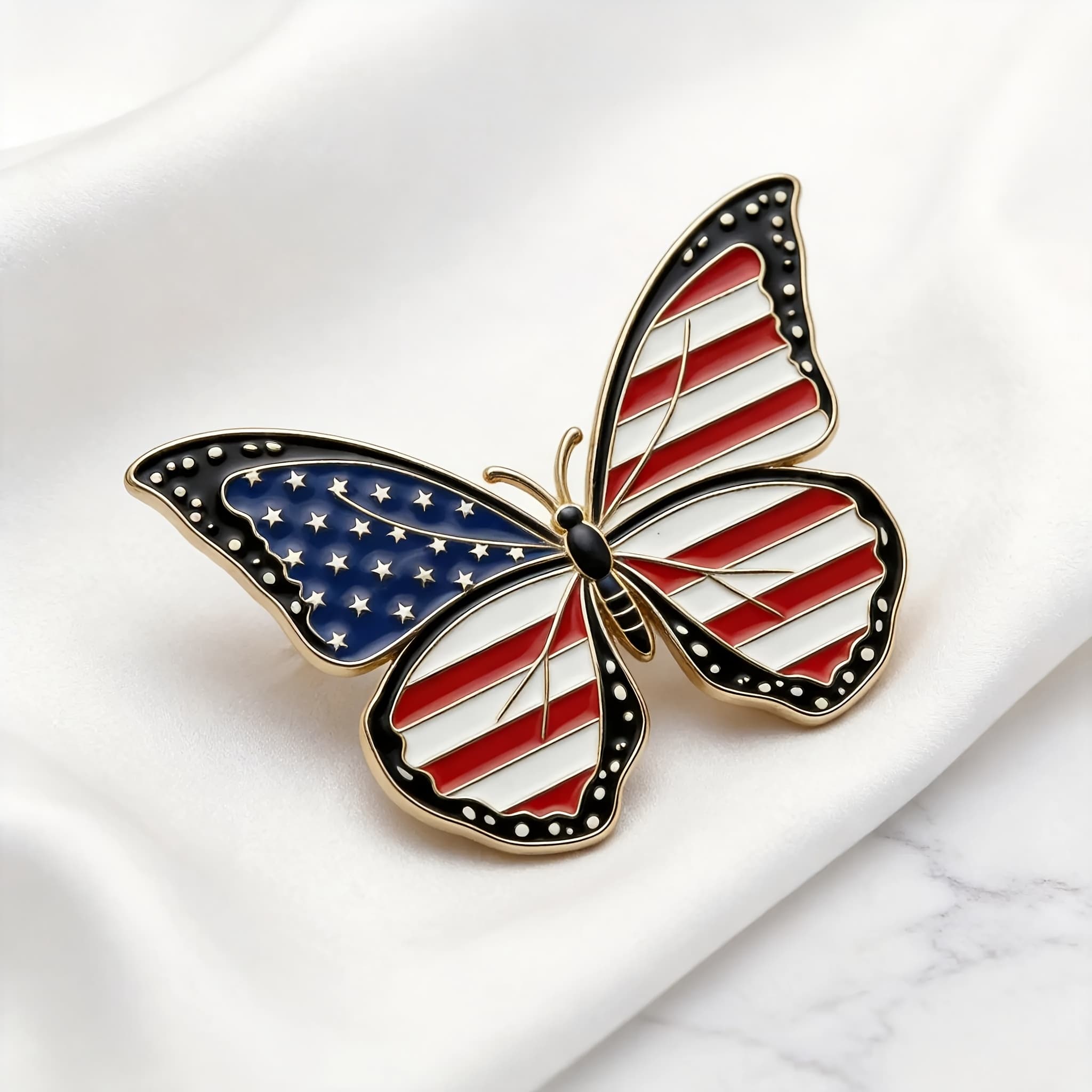 TEMU American Flag Brooch Day Patriotic Stars And Stripes Drip Oil Brooch European And Clothing Additions Gift American Day Brooch Stars And Stripes Drip Oil Brooch Patriotic Theme Clothing Add