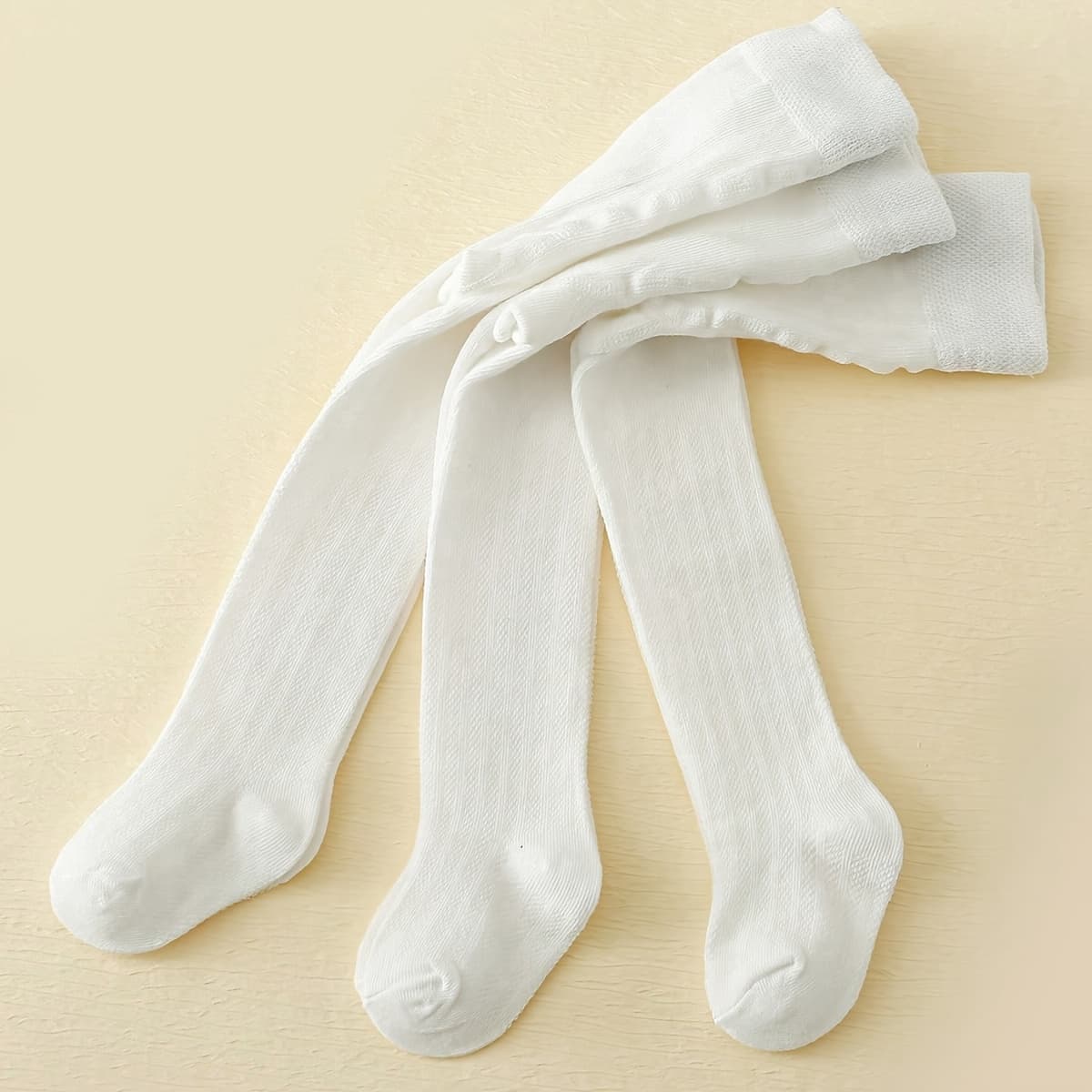 TEMU 3pcs Thin Pantyhose, Base Layer Socks, Tights, Dance Socks, White Pantyhose