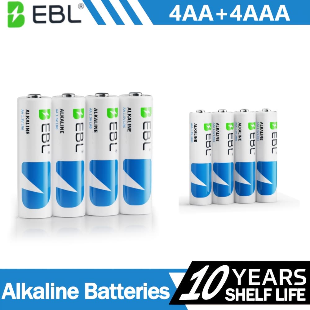 TEMU Ebl 4/8/16/32 Packs Aaa And Aa Battery , 1.5v High Capacity Batteries Ideal For Everyday Household And Electronic Applications