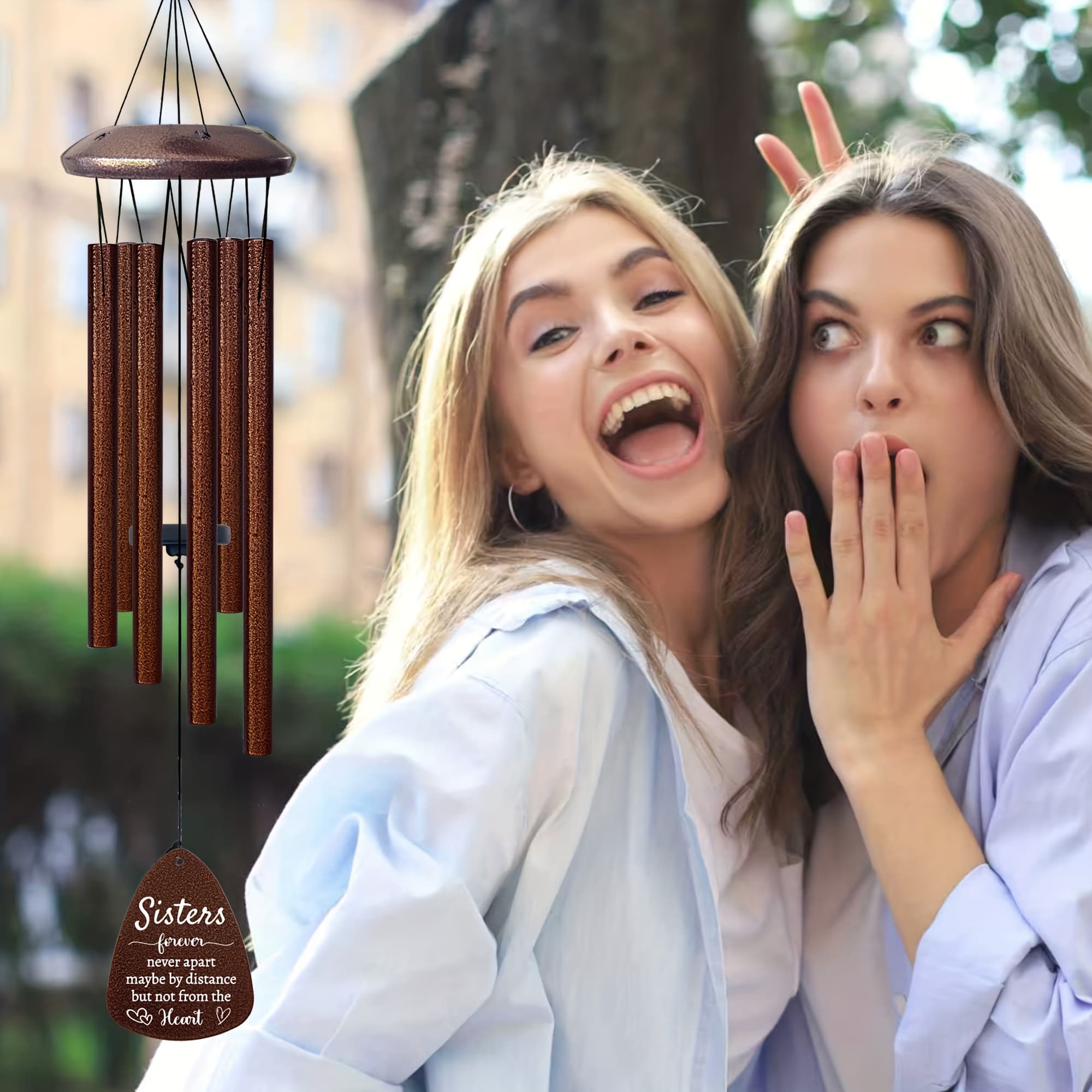 TEMU Sister Gift Wind Chime Pendant Birthday Present Christmas Gift