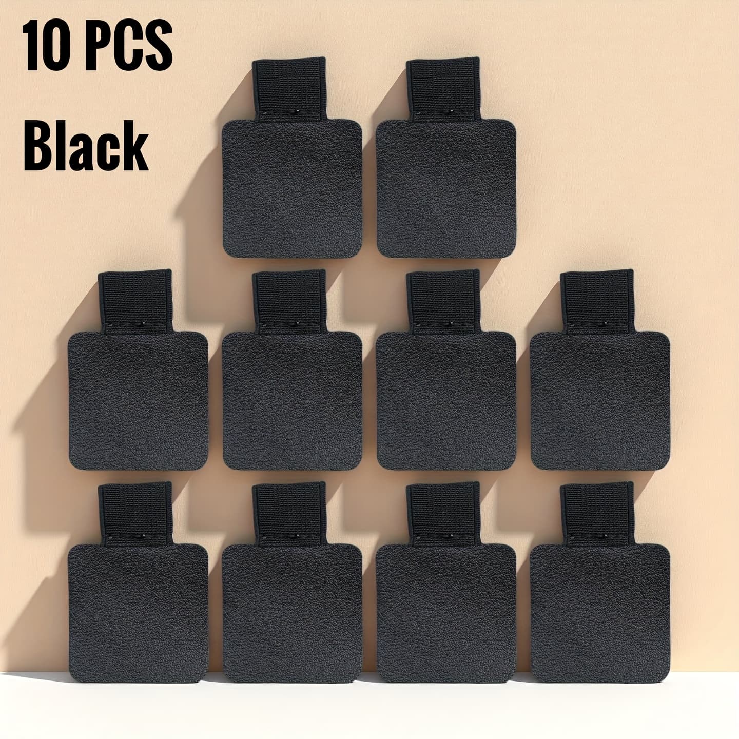 TEMU Set Of 10 Pen Loops Designed For Notebooks, Journals, Planners, And Tablet Cases. Self-adhesive Come With An Elastic Loop Suitable For Pens, Pencils, And Stylus Pens