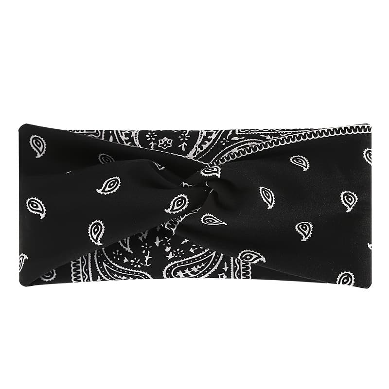 TEMU 1pc Outdoor Unisex Yoga Sports Sweat-absorbing Headband, Casual Outing Fashionable Hairband