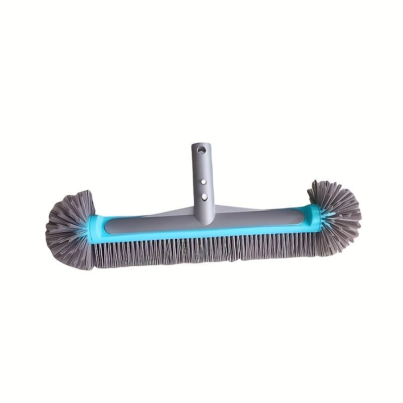 TEMU Heavy-duty -inch Pool Brush With Sturdy Handle - Durable Cleaning Tool For Walls, Tiles, And Floors, Essential Pool Maintenance Accessory