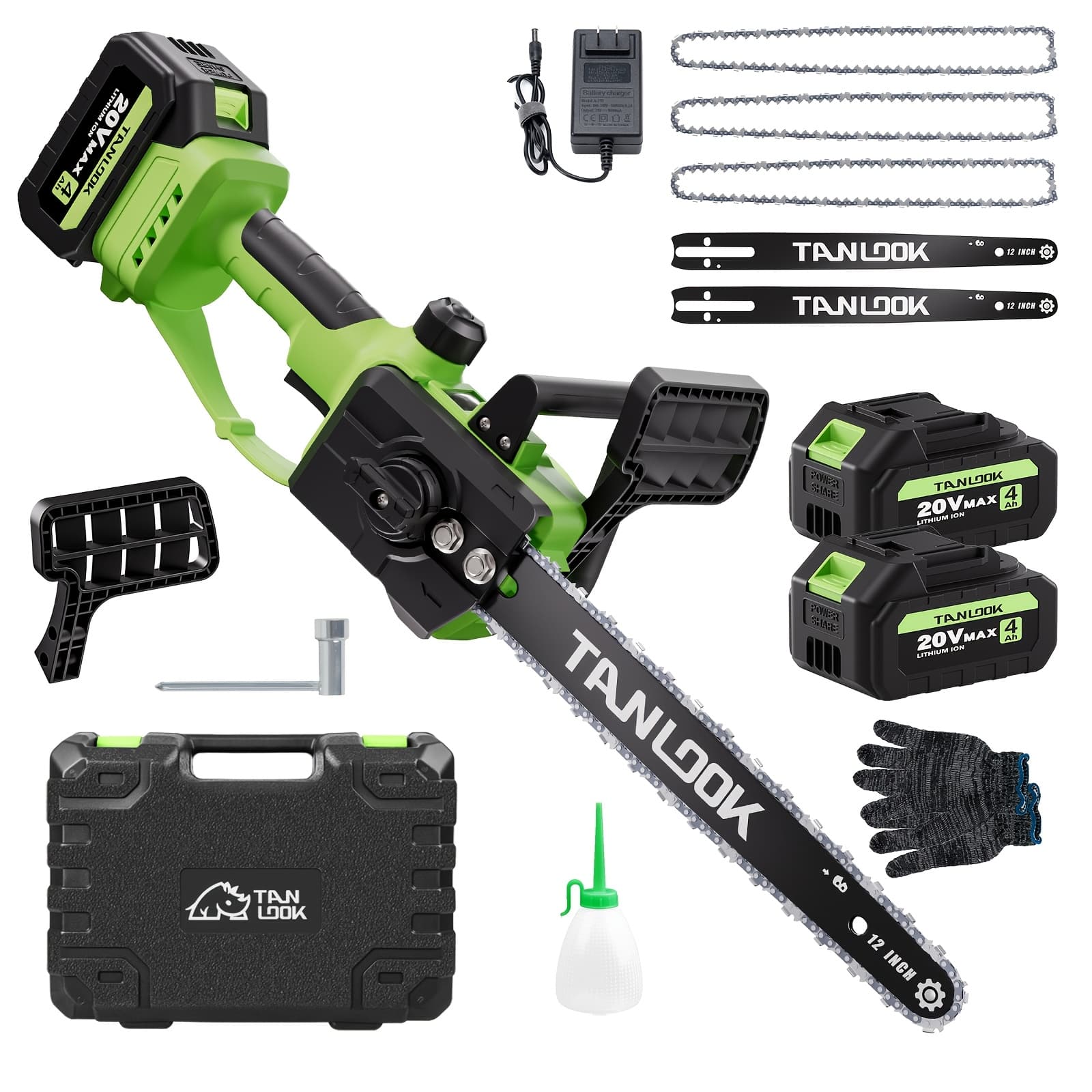 TEMU 12-inch Cordless Brushless Electric Chainsaw, Portable Handheld Chainsaw Battery-powered Super Saw For Trees And Wood Pruning, Unique Gift For Husband, Dad, Men