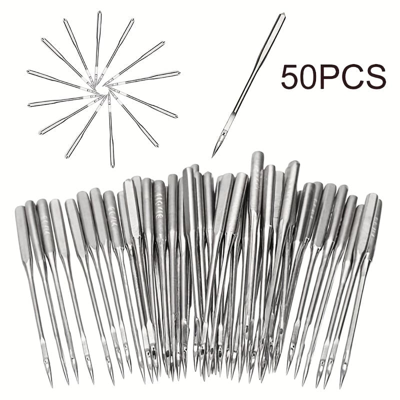 TEMU Universal Needle For 50pcs Sewing Machine Needles