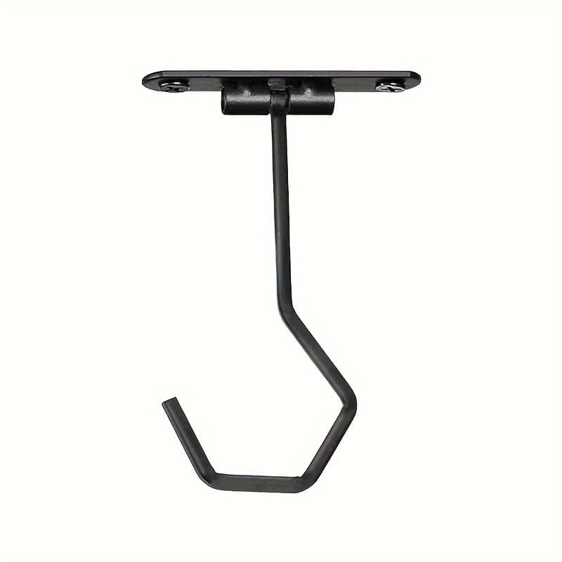 TEMU 1pc Black Cabinet Under Banana Hook Metal Hook To Fresh Simple Hook