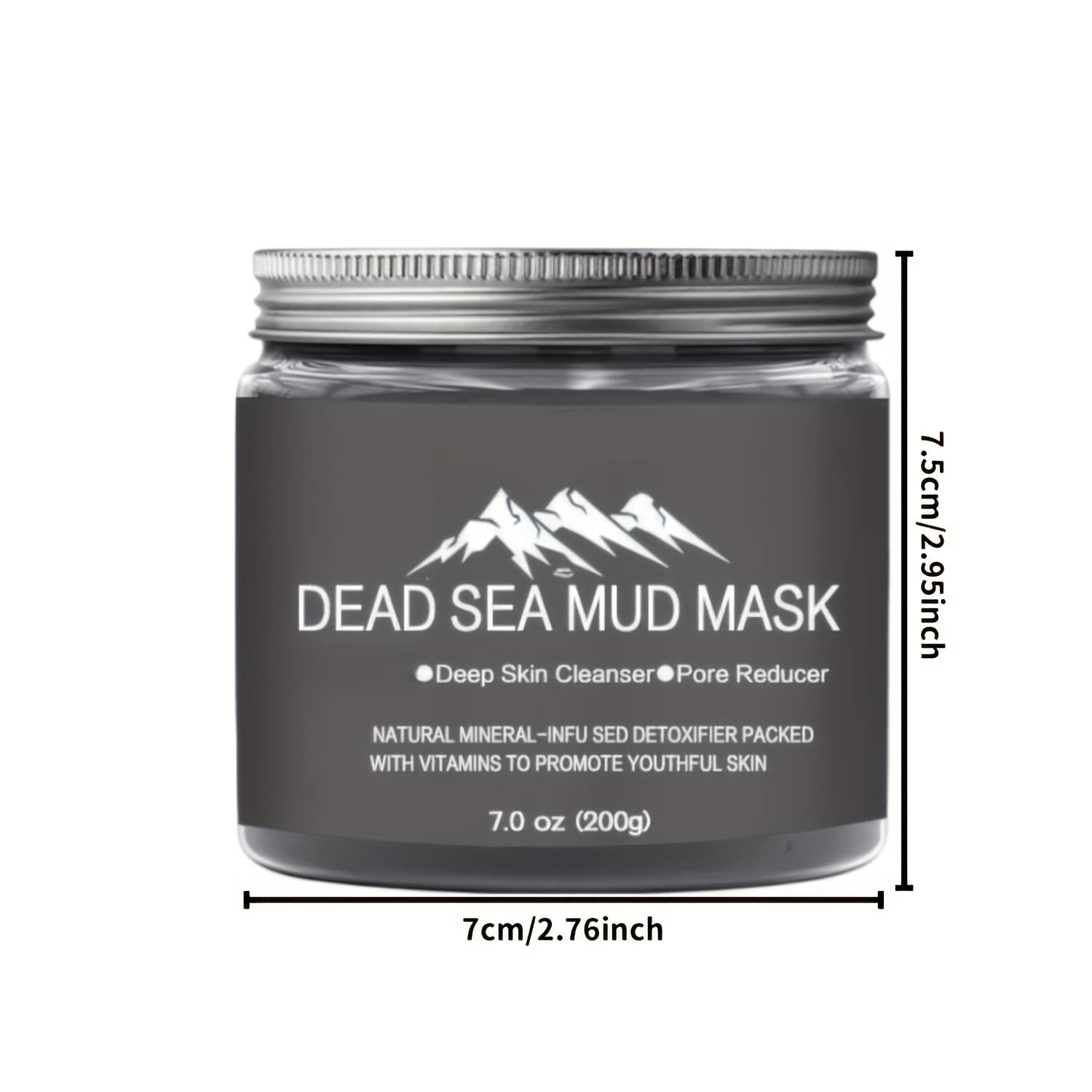TEMU Mud - Deep Cleansing , Oil Control & Blackheadcare, Hydrating Facial Mask For Oily Skin, Night Use Home