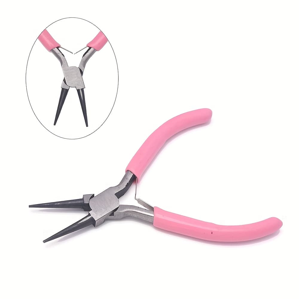 TEMU Multi-functional Handcraft Pliers Jewelry Tools, Diagonal Cutting Pliers, Needle-nose Pliers, Round-nose Pliers