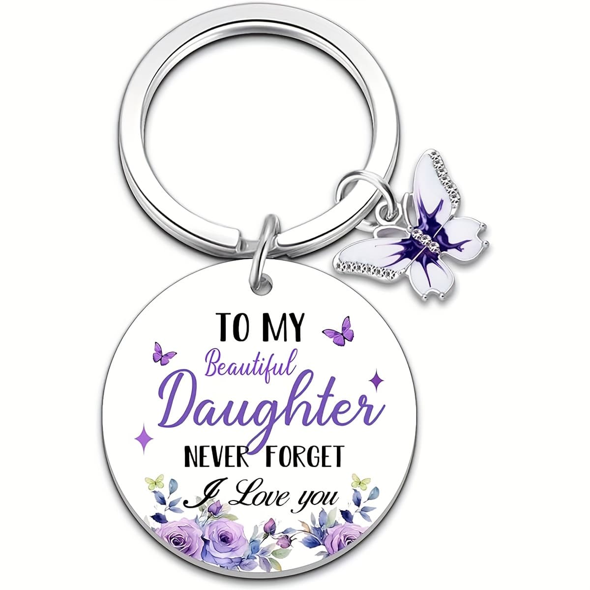 TEMU Beautiful Birthday Presents From Parents, Purple Keychains, Gifts For, Graduation, And Easter