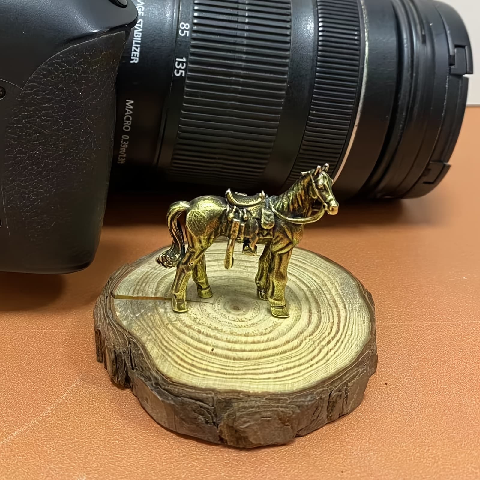 TEMU Brass Horse Figurine - A Traditional Chinese Decorative Piece For Wealth And