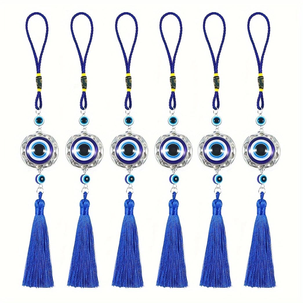TEMU 6pcs 1 Set Of 's Eye Pendant Suitable For Car Pendant And Home Decoration