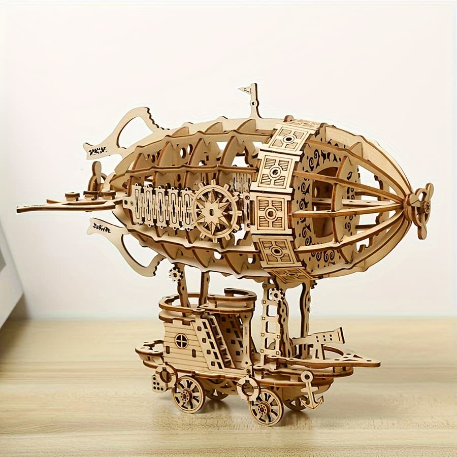 TEMU 3d Wooden Puzzle Model Kits For Adults Model Building Kit Brain Teaser Christmas Gift