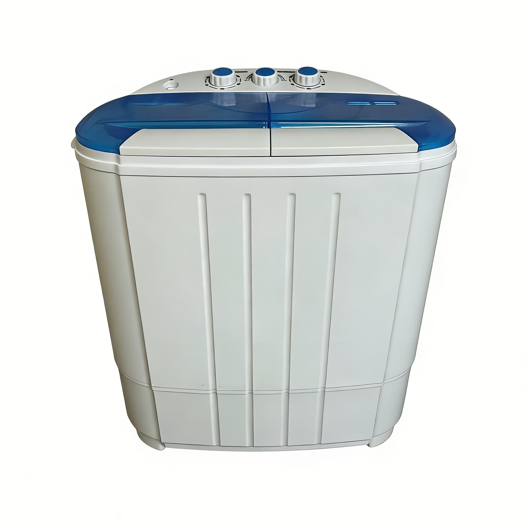 TEMU 14.5lbs Portable Washing Machine, Semi-automatic Twin Tub Washer Spinner Combo, 9.5lbs Wash & 5lbs Spin, Compact Laundry For Small Space, Apartment, Dorm, Rv, Camping & Travel Use