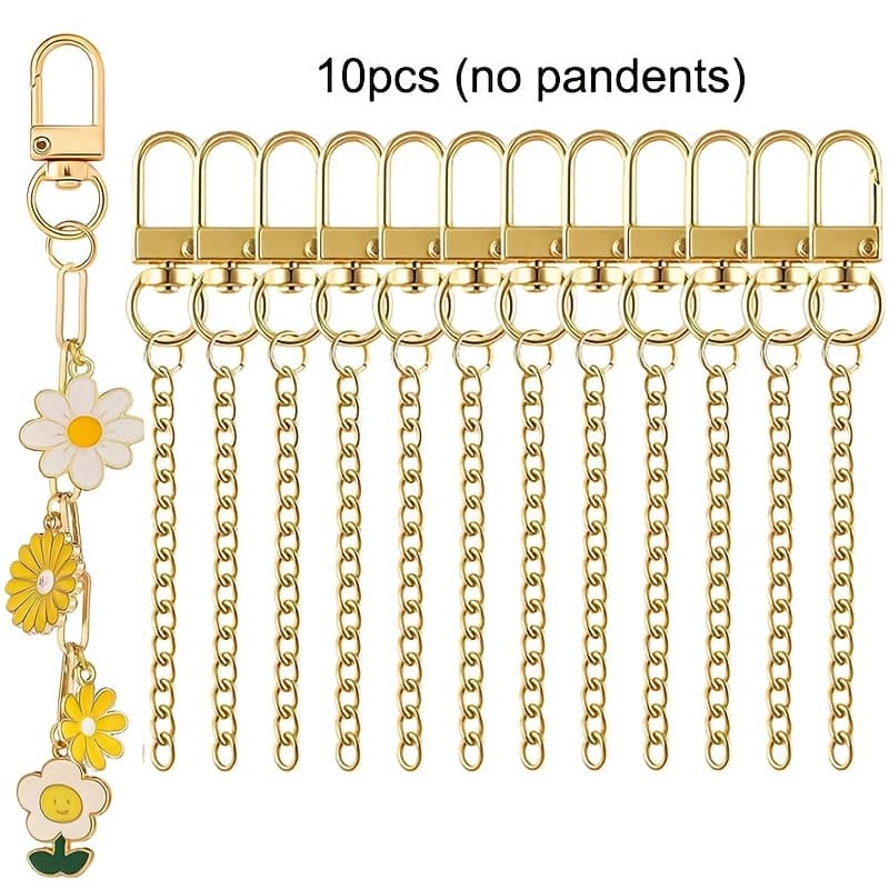 TEMU 5/10pcs Set, Minimalist Ins- Keychains, Handbag Key Ring Pendant Accessories