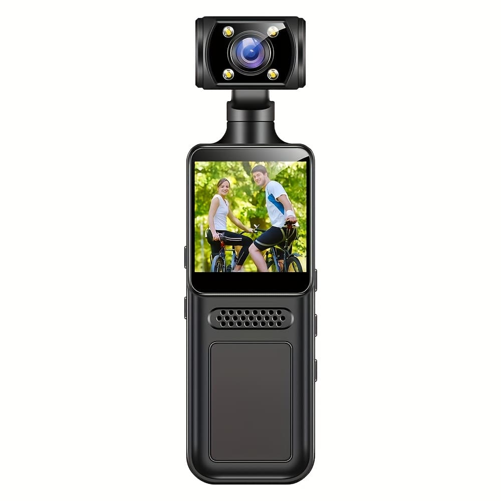 TEMU 4k Wifi Mini Camera Compatible For Vlogging, Outdoor Sports & - 180° Rotatable Wide-angle, Dv Camcorder With, Tf Card Recording (no Cloud), Auto-, Compact Portable Video Recorder For Youtube/tik