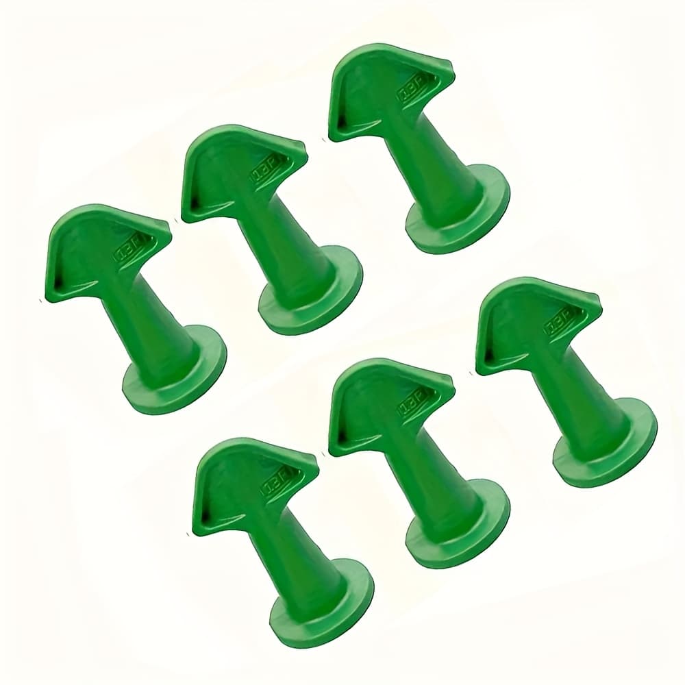 TEMU 6pcs Caulking Tool Set - Silicone Nozzles And Scraper For Tile/brick Grout, Epoxy Sealant Applicator Kit