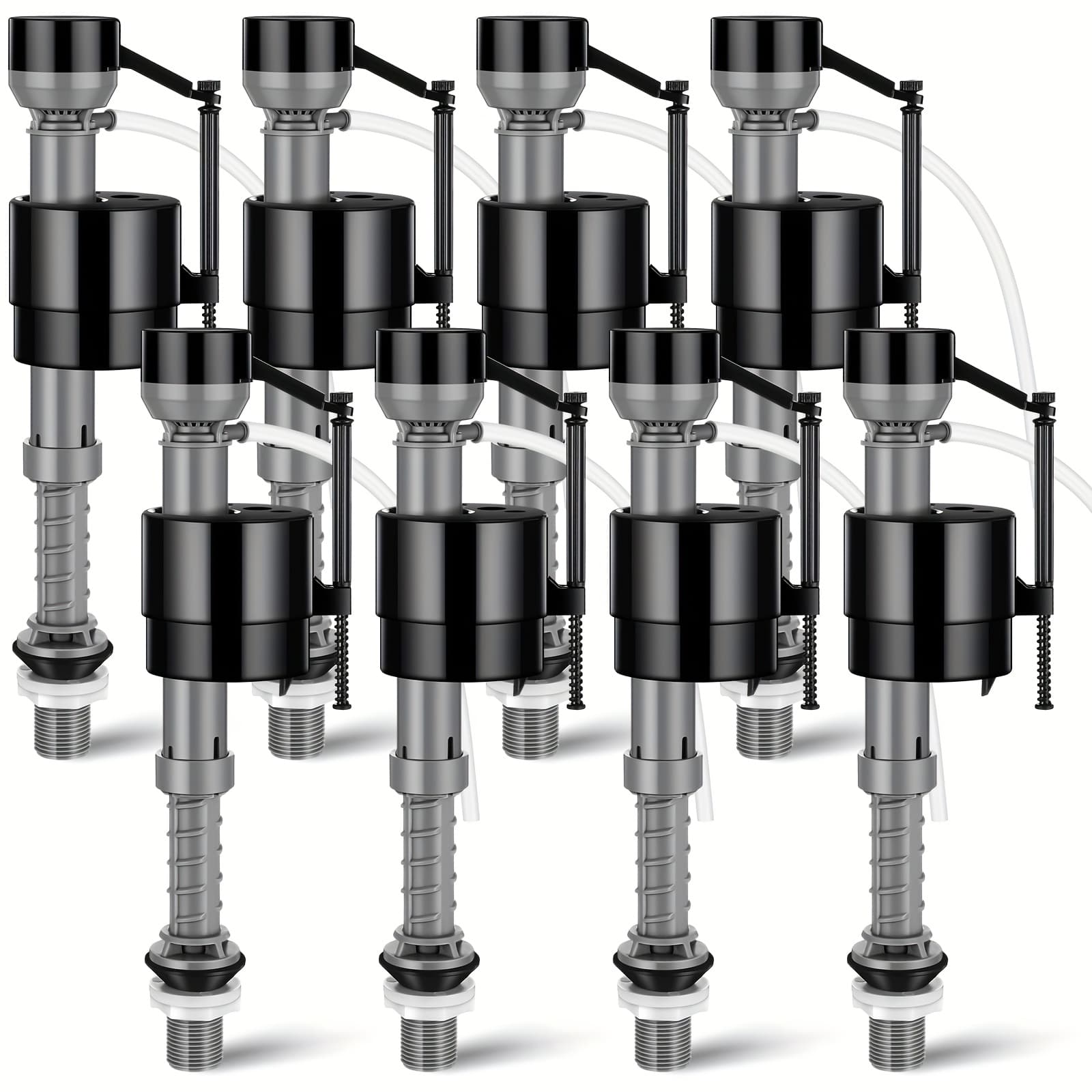 TEMU Set Of 8 Toilet Fill Valves For Replacing For Tank Components And Managing Water Flow