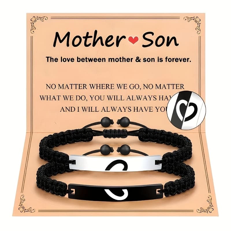 TEMU Matching Exquisite Bracelet Gift, Back To School Gift For Son, Anniversary Birthday Gift For Women , Women's Gift