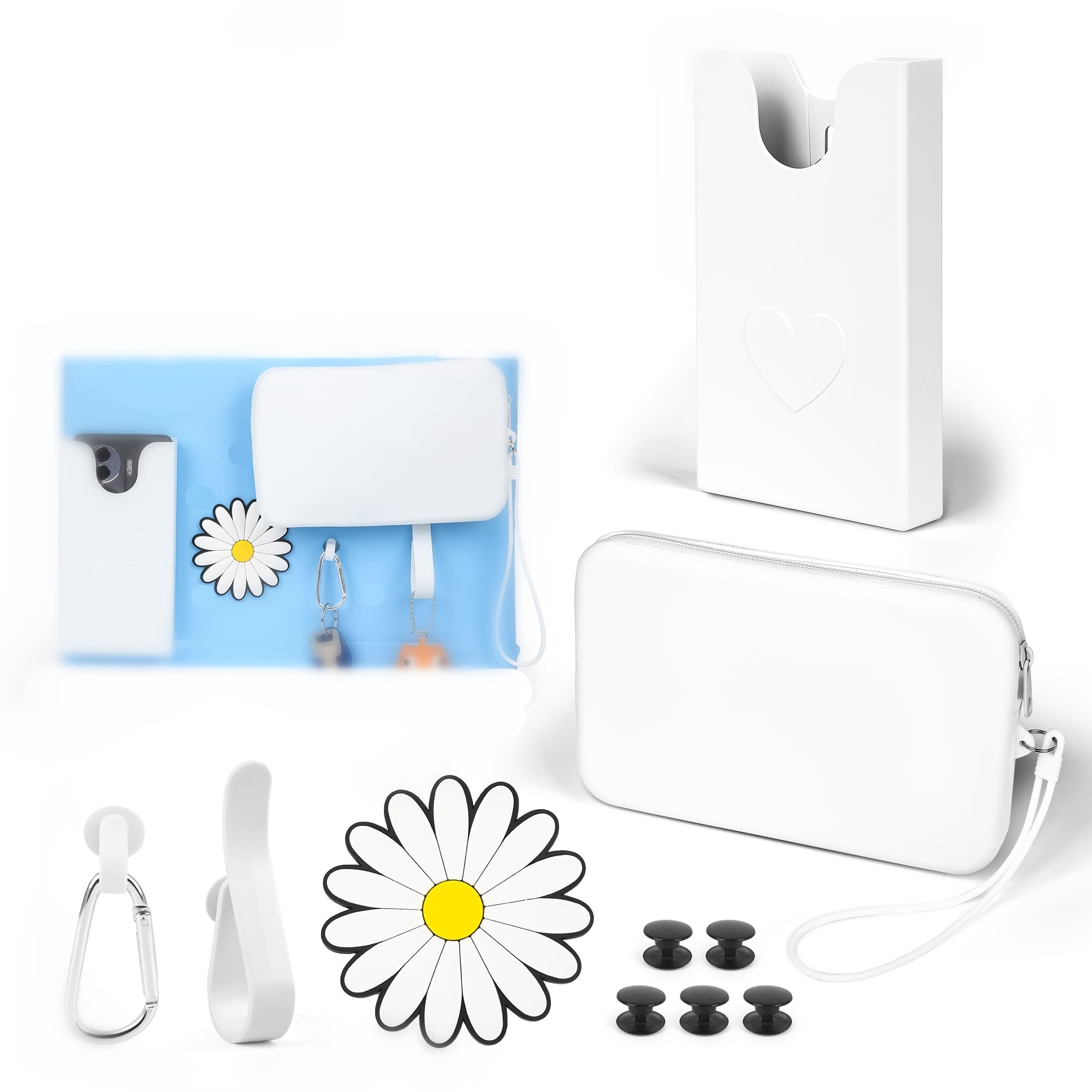 TEMU 5pcs Mesh Bag Accessory Set