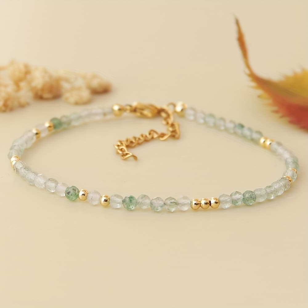 TEMU Aventurine 3mm Beaded Bracelet | Stylish Shine |
