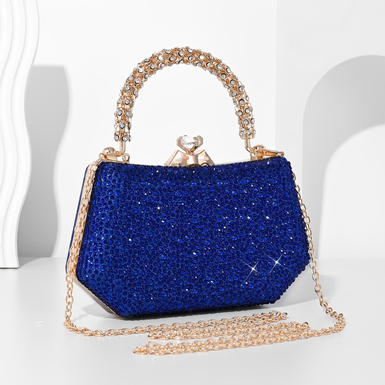 TEMU Shiny Evening Clutch, Sequined Sparkling Evening Wallet, Luxurious Sequined Party Handbag, Perfect For Parties, Weddings, Dances, Dinners/banquets, Birthday Gifts, And Valentine's Gifts.
