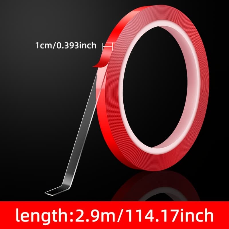 TEMU Self-adhesive Tape For Led Strip Lights, Designed For Strong, Residue-free Attachment Of Transparent Nano Glue For Outdoor Cob Light Strips