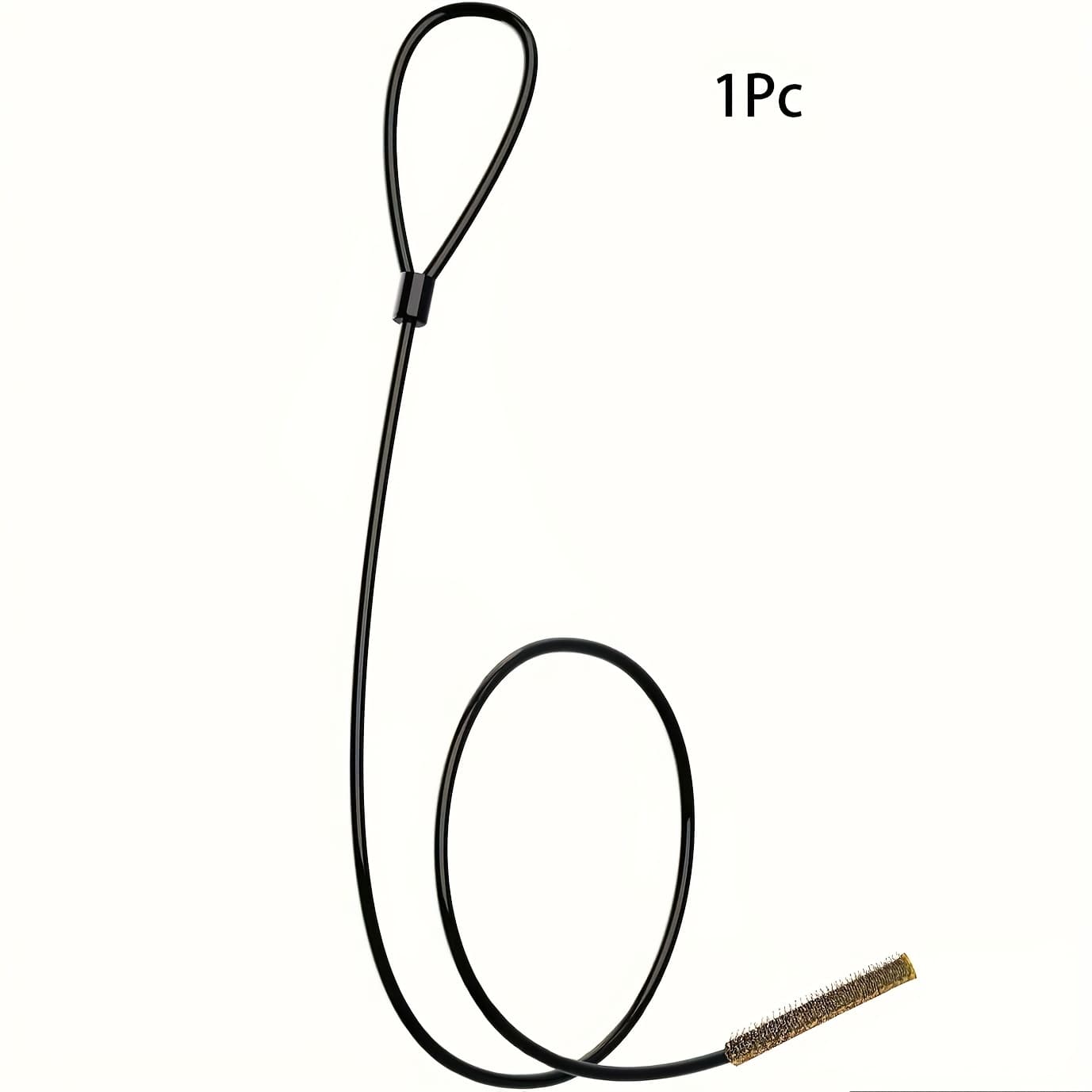 TEMU 1pc Extra Long Stainless Steel Drain Cleaning Hook | Nylon Coating, Suitable For Bathroom Sink, Bathtub, And Shower Drain