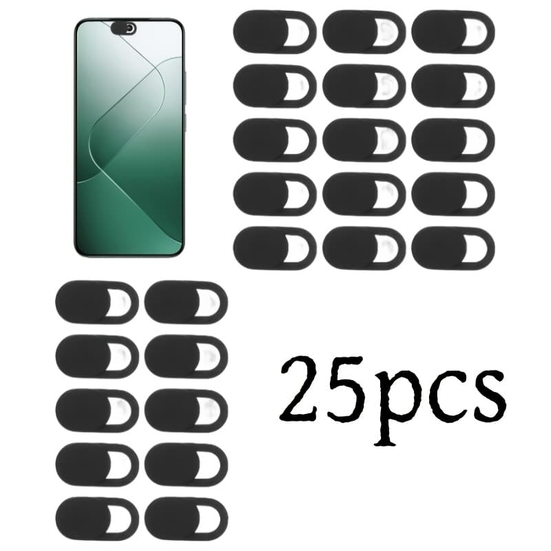 TEMU 25/50/75/100pcs Webcam Cover, Practical Laptop Camera Cover Small Portable Phone Camera Covers For Cell Phone Accessories To Protect Your Privacy And Security