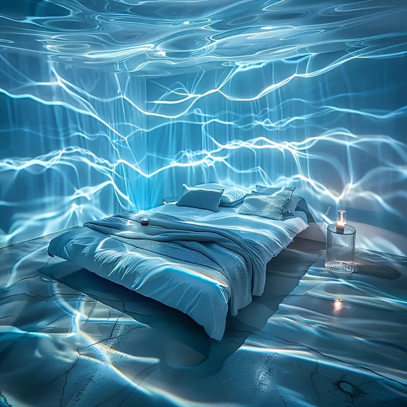 TEMU A Usb Plug-in Ripple Led Projection Nightlight That A Colorful Is Ideal For Parties, , Living Rooms, Offices, Bedrooms, Game Rooms, And Restaurants. It A Great Gift For Christmas And Halloween
