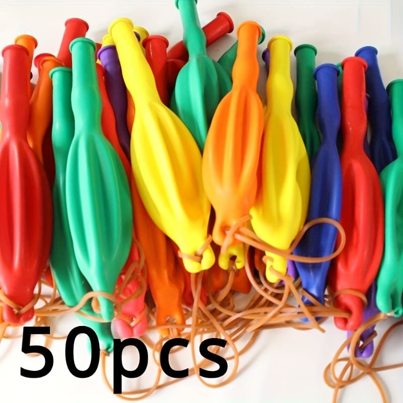 TEMU Designed For Parties, With A Handle To Stress, An Ideal Elastic Balloon For Birthday Gifts, Carnival Rewards, Outdoor Activities, And Candy Bag Fillers