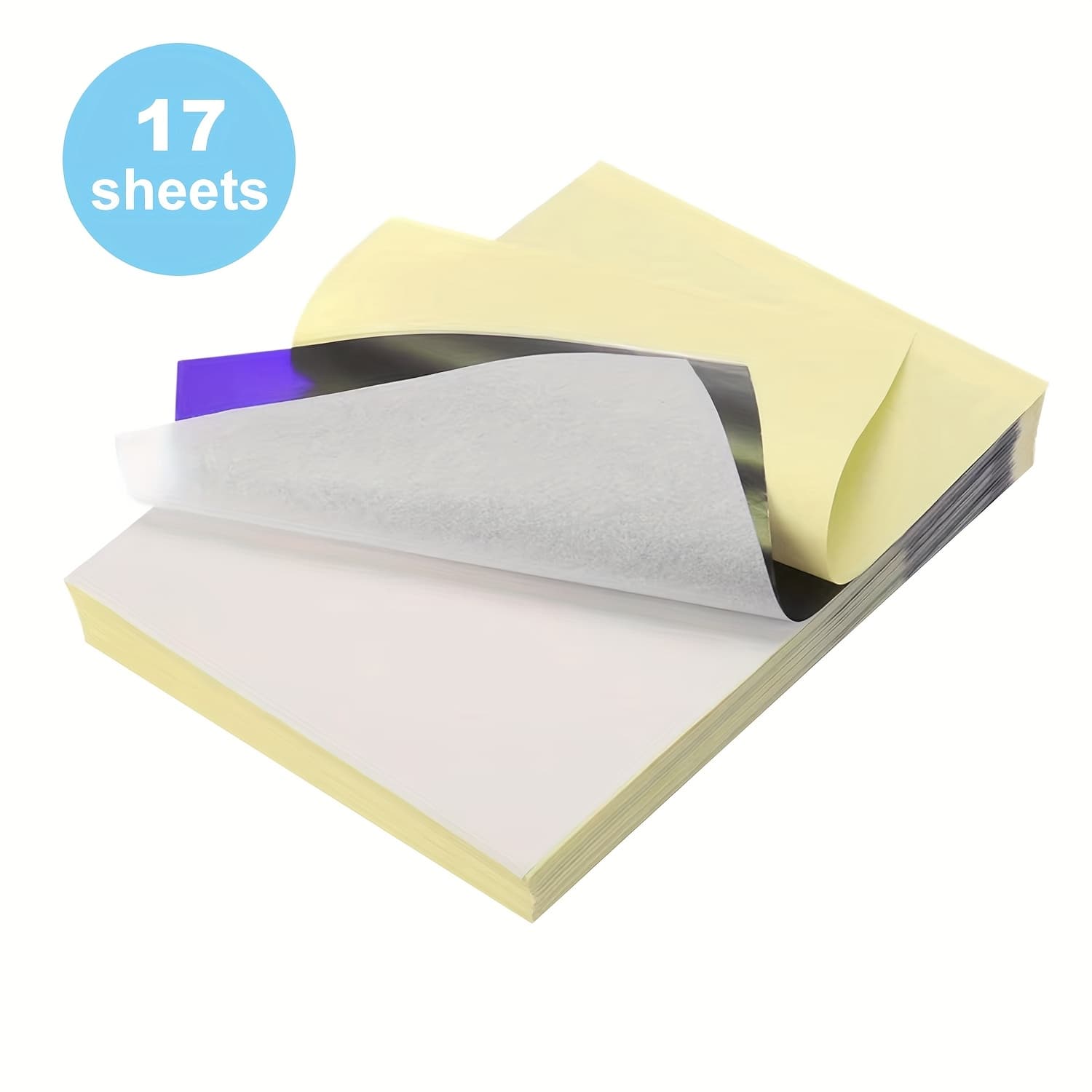 TEMU A4 Size Tattoo Transfer Paper - Thermal Template Copy Tracing Paper, Suitable For Tattoo Transfer Printers, Durable And Accurate, To Tattoo Design, No Electricity Required