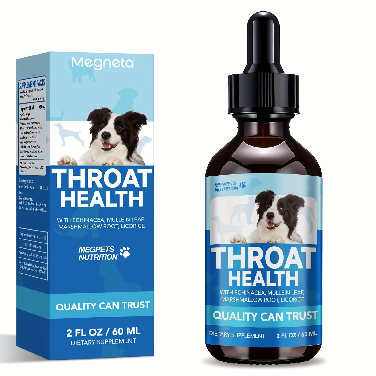 TEMU Respiratory Health Supplement For All - With Natural Marshmallow & - Suitable For All Breeds - 2fl.oz