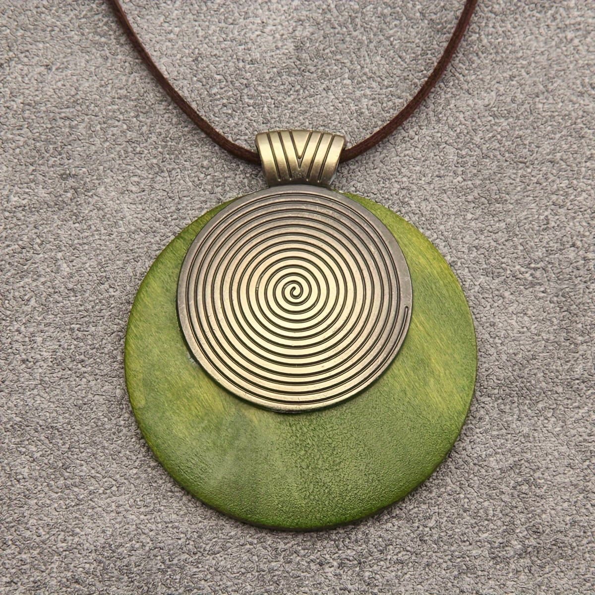 TEMU 1 Stylish Retro Threaded Pendant Long Necklace, Bohemian Ethnic Style Sweater Chain Unisex Couple's Gift For Girlfriend Or Mother - Teacher's Day Present