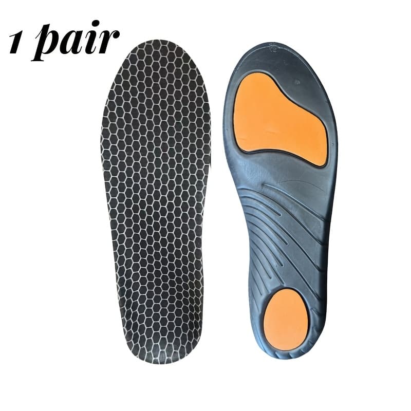 TEMU 1 Pair Support Sports Insole - Shock-absorbing And Breathable Fabric, High , Neutral Sports Basketball Insole, With Support Insole | Fashionable Insole | Foot Pad