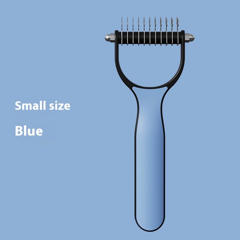 TEMU Double-sided Detangling Comb, For Long-haired Cats And Dogs, Pet Deshedding Comb, Smoothing And Massaging Comb, Effortlessly Detangles And Removes Loose Fur, Pet Grooming Tool