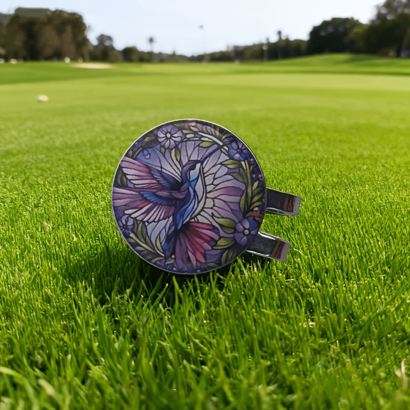 TEMU 1 Set Golf Tee Markers With Detachable Base & Marker Heads - Multicolor Suitable For Golf Course Accessories, Hat Clip Ball Marking System, Course Markers For Tournaments, Practice, Gifts For &