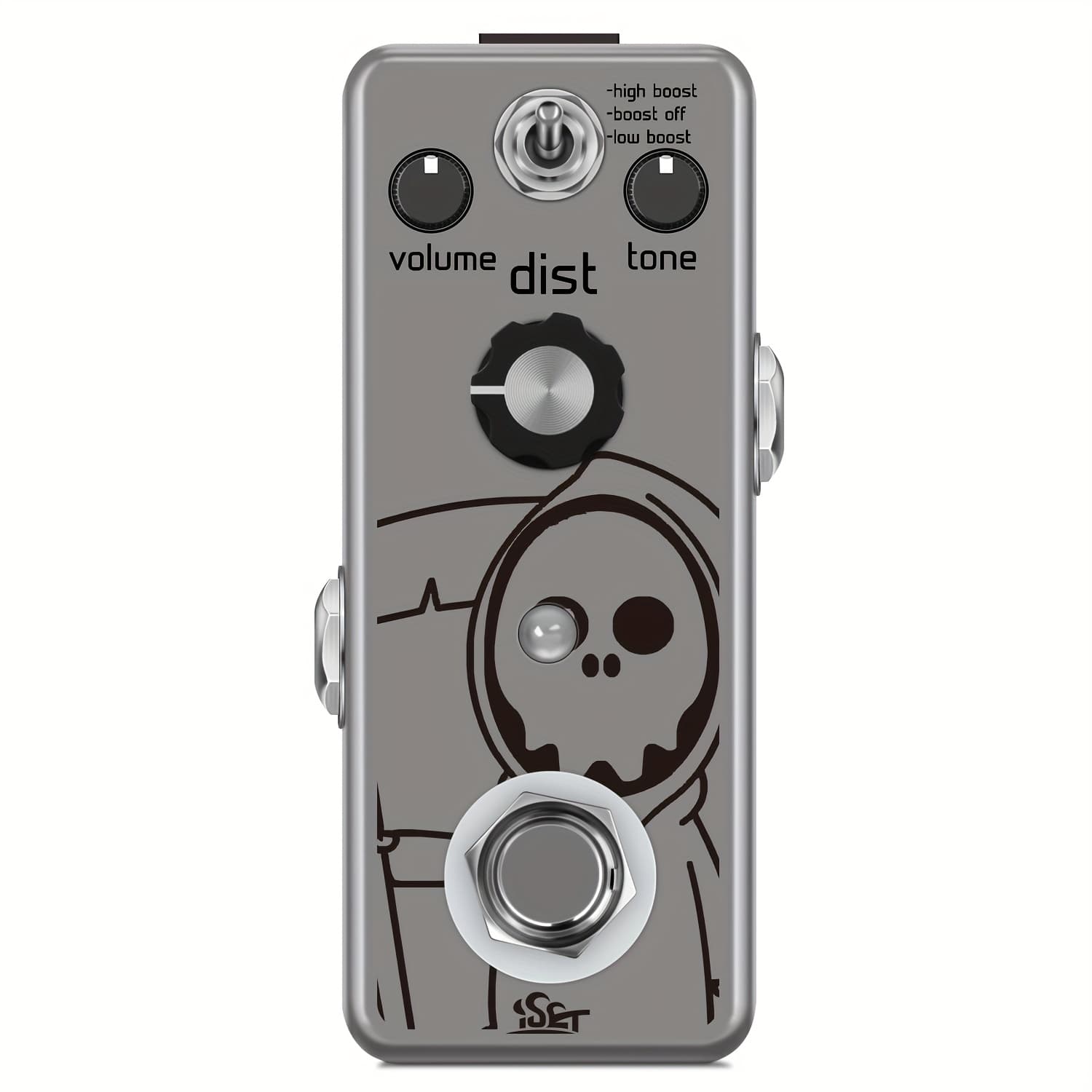 TEMU Iset Heavy Pedal For Electric Guitar Bass True Bypass