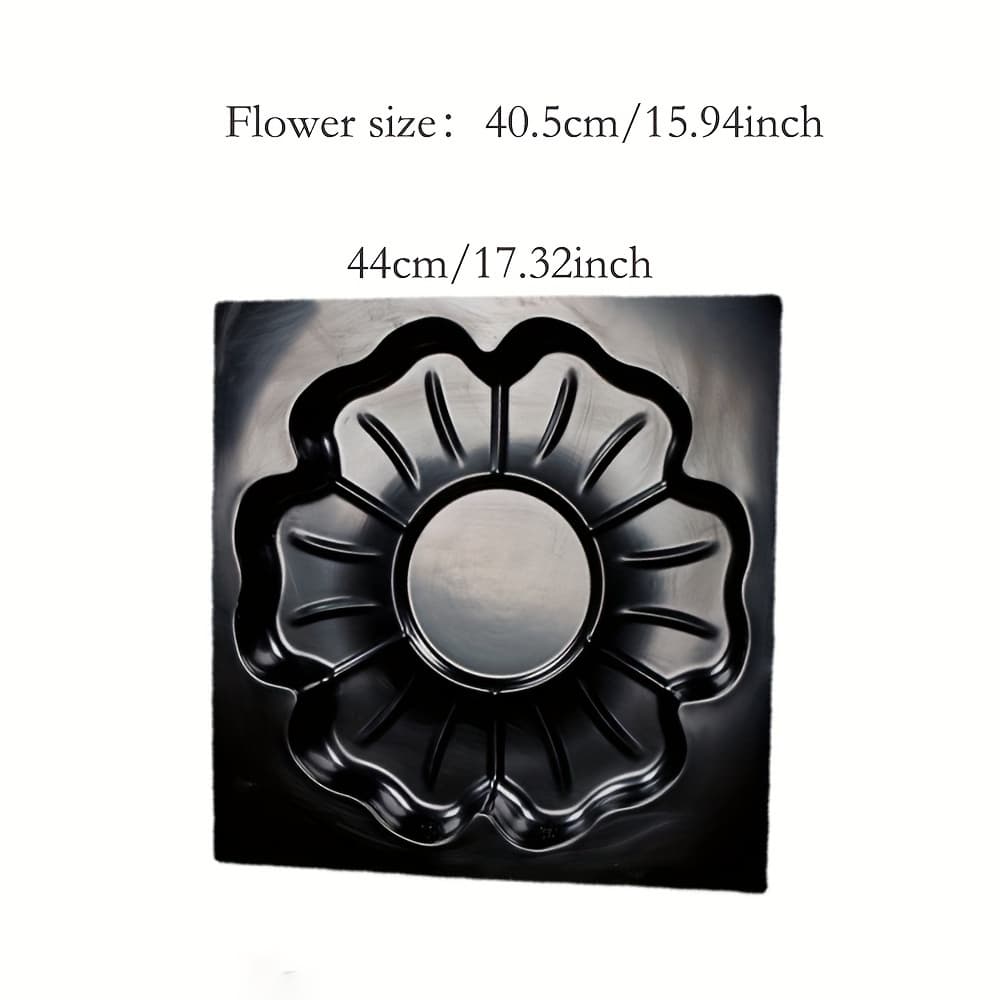 TEMU Concrete Paving Molds In Of Flowers - Garden - Made Of Plastic