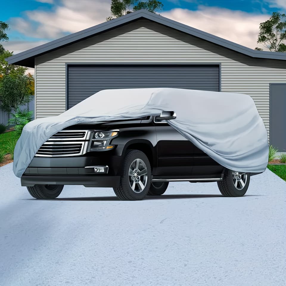 TEMU Xxl Suv Car Cover Outdoor Sun Uv Resistant Dust Protection For Grand For Cherokee