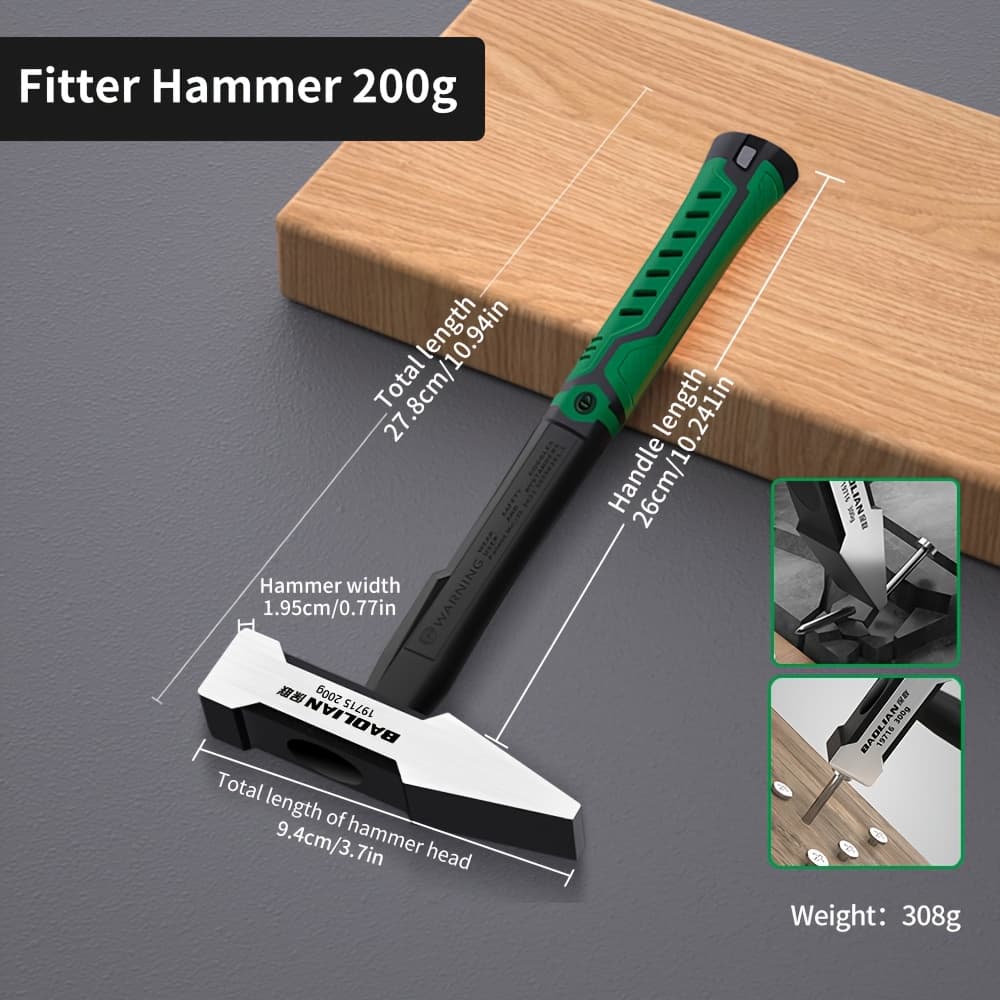 TEMU 1pc Pliers Hammer, Duckbill Hammer, Small , Sheet , Electrician Hammer, Mini Hammer, , Flat Hammer, Iron Mallet, Tools