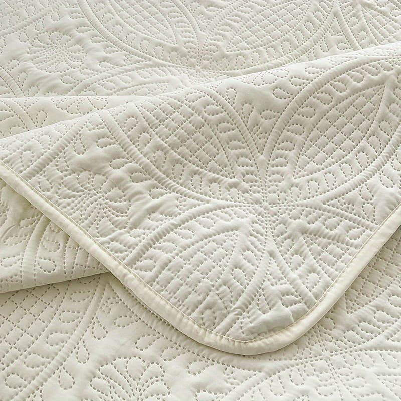 TEMU 1pc Lightweight Bedspread - Technology Embossed Coin Pattern, Soft & Breathable, Non-slip Design For Bedroom/ Dorm/ Choose From 6 Stylish Colors(excludes Pillowcases)
