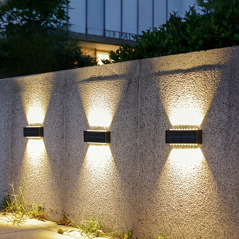 TEMU 10 Head Atmosphere Lamp Wall Lamp Outdoor Decorative Garden Courtyard Wall Lamp Wall Lamp Outdoor Wall Washing Lamp
