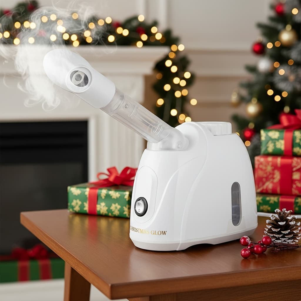 TEMU Compact Beauty Humidifier For , A Handheld Steamer That Provides Hot Mist And Is Easy To Carry