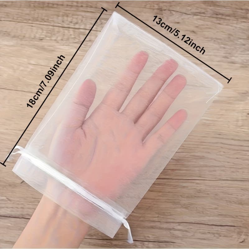 TEMU 50 White Breathable Mesh Tissue Bags, Transparent Drawstring Bag, Suitable For Wedding Gifts, Jewelry Packaging, Holiday Decorations, Cosmetics, Multifunctional Gift Bag With Straps