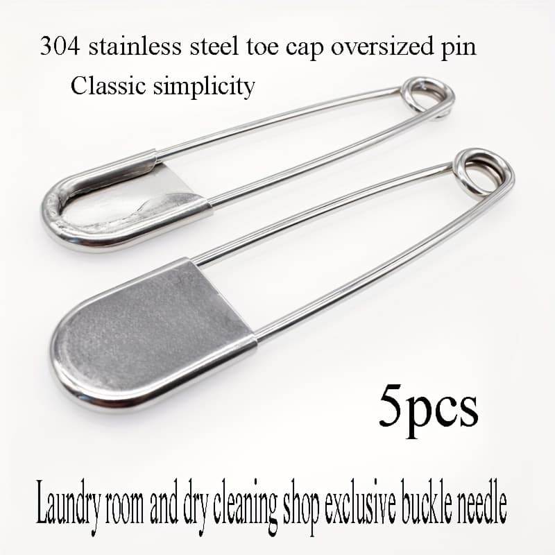 TEMU Stainless Steel Oversized Safety Pin